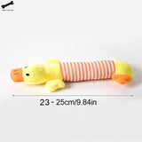 Popular Pet Dog Cat Funny Fleece Durability Plush Dog Toys Squeak Chew Sound Toy Fit for All Pets Elephant Duck Pig Plush Toys