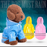 PU Pet Dog Rain Coat Clothes Dog Puppy Casual Waterproof Jacket Costumes Rain Coat for Dog Clothes Rain