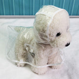 Waterproof Transparent Raincoats XS-XL Dog Raincoat Spring Summer Rain Coats Dog Light Clothes Pet Accessories Puppy Rain Jacket
