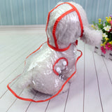 Waterproof Transparent Raincoats XS-XL Dog Raincoat Spring Summer Rain Coats Dog Light Clothes Pet Accessories Puppy Rain Jacket