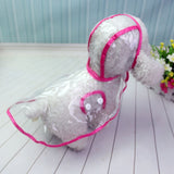 Waterproof Transparent Raincoats XS-XL Dog Raincoat Spring Summer Rain Coats Dog Light Clothes Pet Accessories Puppy Rain Jacket