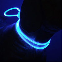 5 color LED Pet Collar Luminous Adjustable Pet Safety Collars Water Resistant Flashing Light