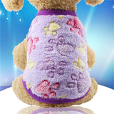 Warm Plush Pet Clothes for Small Dogs Cats Soft Fleece Cat Dog Coat Jacket Puppy Clothing Outfits Chihuahua Pug Bulldog Costume