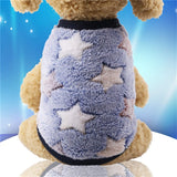 Warm Plush Pet Clothes for Small Dogs Cats Soft Fleece Cat Dog Coat Jacket Puppy Clothing Outfits Chihuahua Pug Bulldog Costume