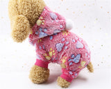 Warm Plush Pet Clothes for Small Dogs Cats Soft Fleece Cat Dog Coat Jacket Puppy Clothing Outfits Chihuahua Pug Bulldog Costume