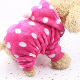Warm Plush Pet Clothes for Small Dogs Cats Soft Fleece Cat Dog Coat Jacket Puppy Clothing Outfits Chihuahua Pug Bulldog Costume