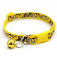 2019 Cat Dog Collar With Bell Camo Camouflage Printed Neck Strap Polyester Adjustable Puppy Animal Dog Leash Safety Dog Supplies