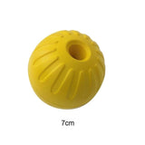 EVA Teeth Indestructible Bite Rubber Puppy Funny Training Ball Ring Puller Chew Toys Play Fetch Solid With Carrier Rope Pet Dog