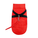 Winter Pet Dog Waterproof Coat Puppy Clothes With Chest Strap Harness Vest For Small Dogs Chihuahua Yorkie Clothing