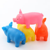 1pcs Cute Rubber Pig Toys for Dog Pet Squeak Toys Pet Accessories Chew Dog Toys Crow Attract Puppies Small Dog Products
