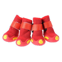 Deerskin Pet Snow Shoes Rain Boots Pet Clothing Accessories Dog Supplies