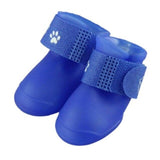 2pcs/set Pet Dog Shoes Waterproof Rain Pet Shoes for Dog Puppy Rubber Boots Candy Color Puppy Shoes Clothing Pet Products
