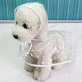 Waterproof Transparent Raincoats XS-XL Dog Raincoat Spring Summer Rain Coats Dog Light Clothes Pet Accessories Puppy Rain Jacket