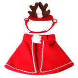 Christmas Cat Clothes Pet Dog Cat Costume Santa Claus Costume Winter Christmas Pet Coat Apparel Cotton Clothes for Cat dog