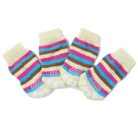 Pet Fashion Dogs Socks Shoes for Dogs Cute Puppy Dogs Pet Knits Socks Anti Slip Multi Colors Puppy Shoe Doggie Clothing