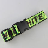 Off White Fashion Nylon Dog Collar For Dogs Adjustable Pet Collars Blue Yellow Pink Green 3.5cm Collar Dog Products Best Selling