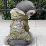 New Fashion Winter Warm Dog Clothes Chihuahua Yorkshire Poodle Cotton Puppy clothing dog Coat jacket pet clothes For dogs