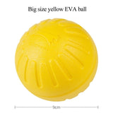 EVA Teeth Indestructible Bite Rubber Puppy Funny Training Ball Ring Puller Chew Toys Play Fetch Solid With Carrier Rope Pet Dog