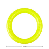 EVA Teeth Indestructible Bite Rubber Puppy Funny Training Ball Ring Puller Chew Toys Play Fetch Solid With Carrier Rope Pet Dog